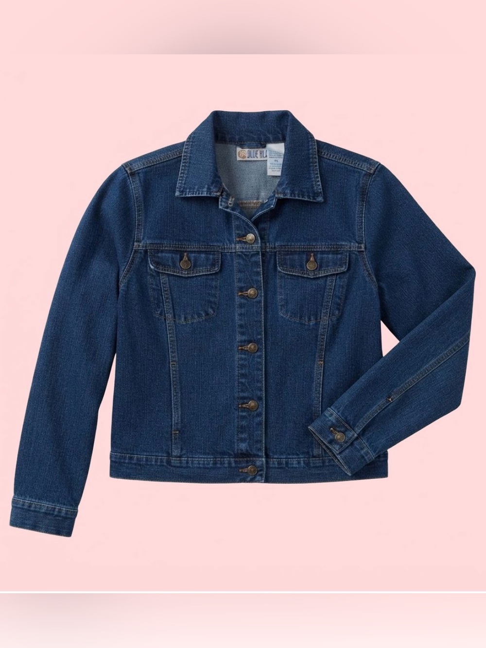 🔥 Vintage Bill Blass Denim Trucker Jacket M Who knew??? Classic does denim!